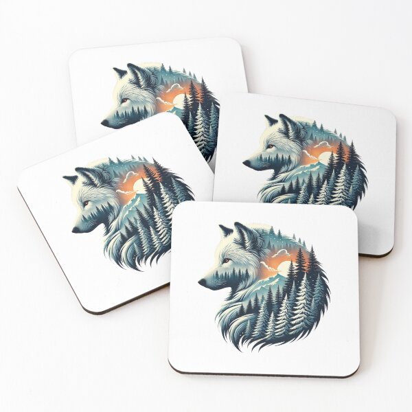 Item preview, Majestic Winter Animals - Digital Art designed and sold by MiszungART.
