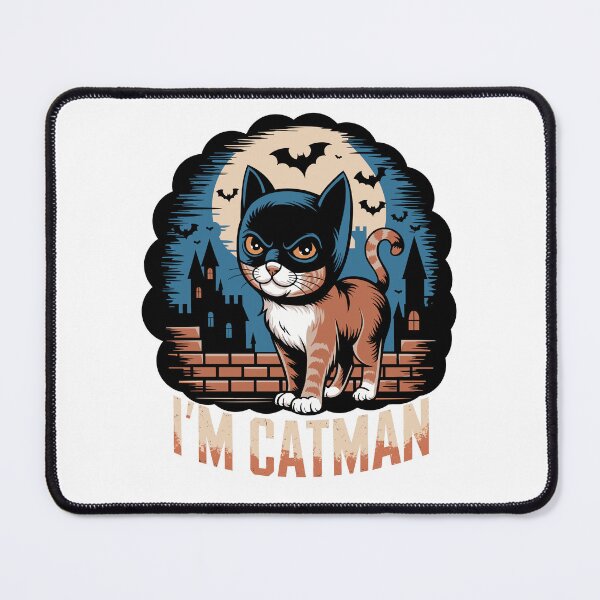 Item preview, Comic Catman Superhero Cat in City by Night designed and sold by Mkx8.