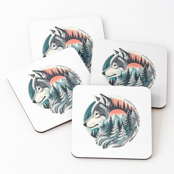 Item preview, Majestic Winter Animals - Digital Art designed and sold by MiszungART.