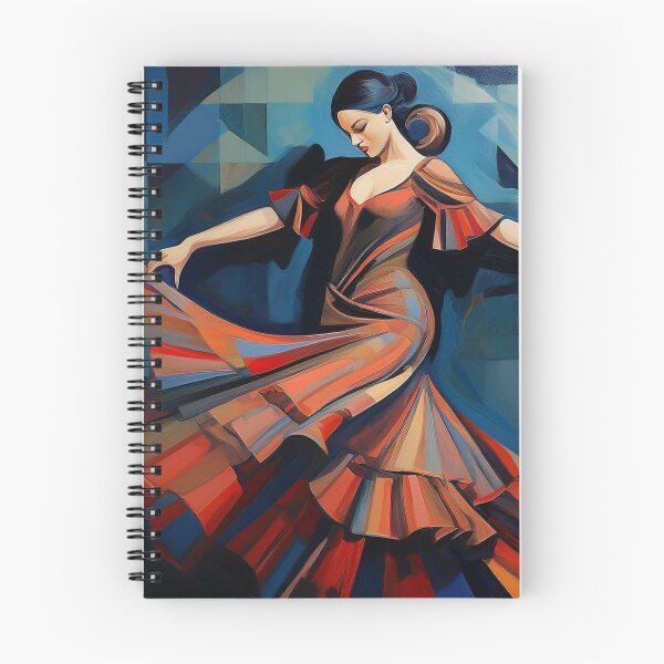Item preview, Cubist Flamenco Dancer spinning designed and sold by Boxing Kangaroo Retail Company.
