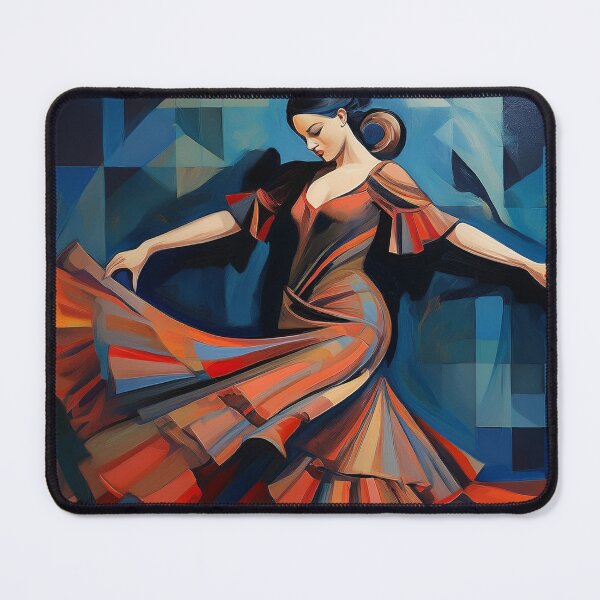 Item preview, Cubist Flamenco Dancer spinning designed and sold by Boxing Kangaroo Retail Company.