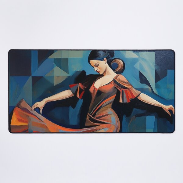 Item preview, Cubist Flamenco Dancer spinning designed and sold by Boxing Kangaroo Retail Company.
