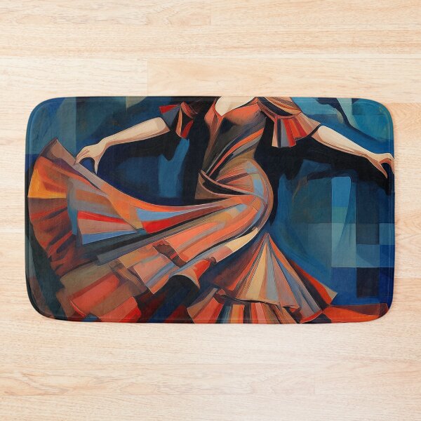 Item preview, Cubist Flamenco Dancer spinning designed and sold by Boxing Kangaroo Retail Company.