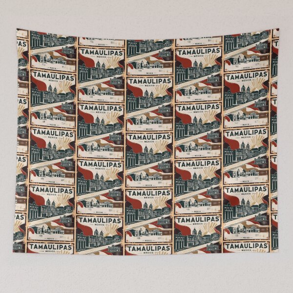 Item preview, Tamaulipas Mexico 1950s Vintage Travel Tourism Poster  designed and sold by TravelersGems.