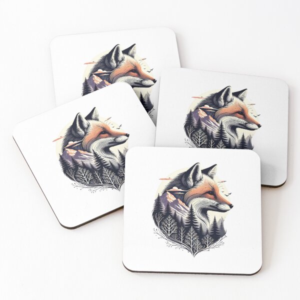 Item preview, Majestic Winter Animals - Digital Art designed and sold by MiszungART.