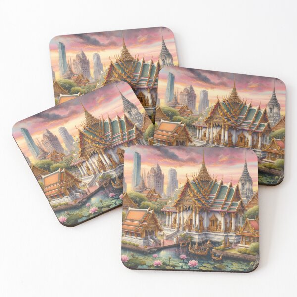 Item preview, Enchanting Temples of Bangkok  designed and sold by Best-Kept.