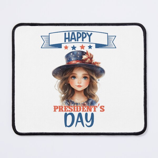 Item preview, Happy President's Day Patriotic Girl Artwork Gifts designed and sold by Maniutek.