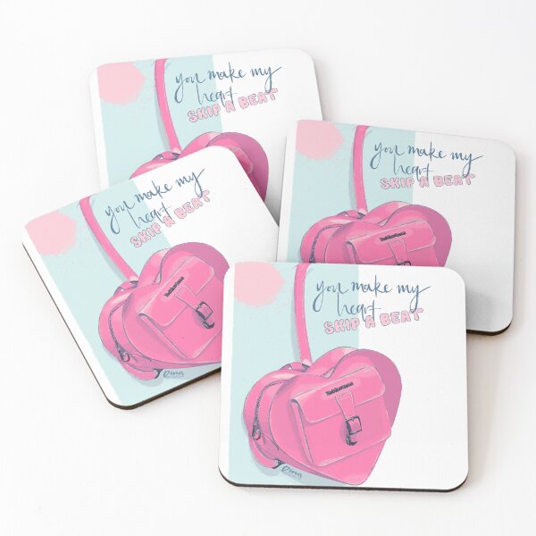 Item preview, Heart-Shaped Pink Bag Illustration – Valentine’s Day Card, Poster or Gift designed and sold by Dina Stoianova.