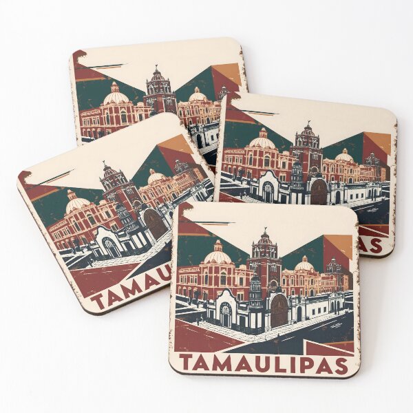 Item preview, Retro Tamaulipas Mexico 1950s Vintage Travel Tourism Poster  designed and sold by TravelersGems.