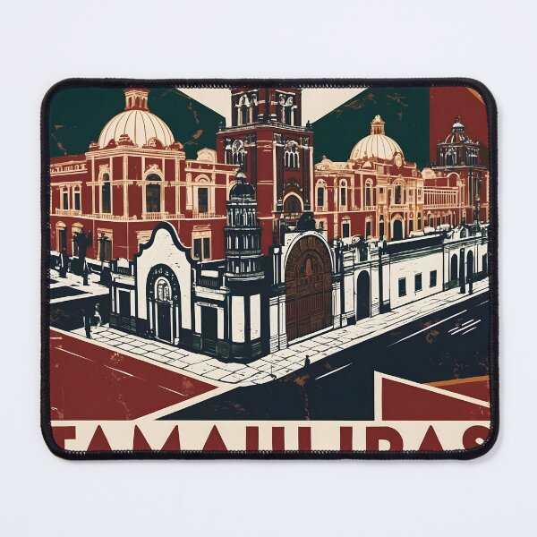 Item preview, Retro Tamaulipas Mexico 1950s Vintage Travel Tourism Poster designed and sold by TravelersGems.