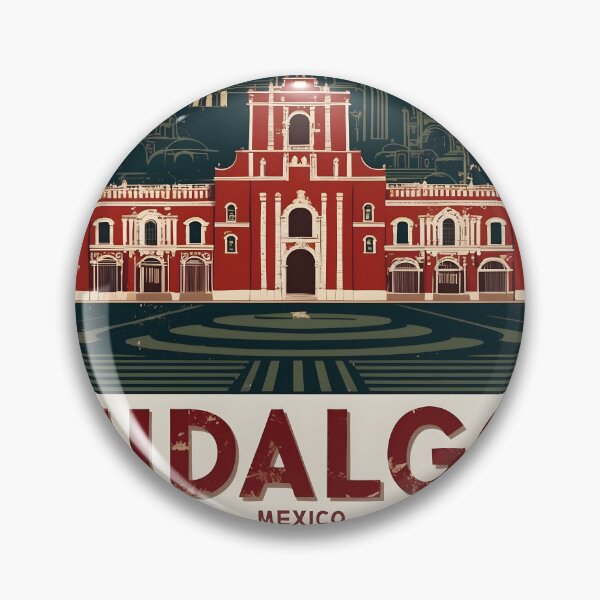 Item preview, Hidalgo Mexico 1950s Vintage Travel Tourism Poster  designed and sold by TravelersGems.