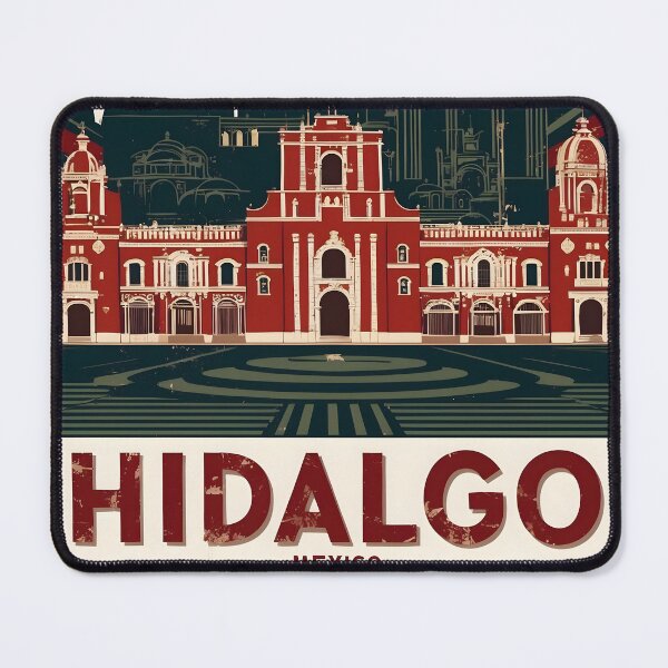 Artikelvorschau, Hidalgo Mexiko 1950er Vintage Reisetourismus Poster entworfen und verkauft von TravelersGems.