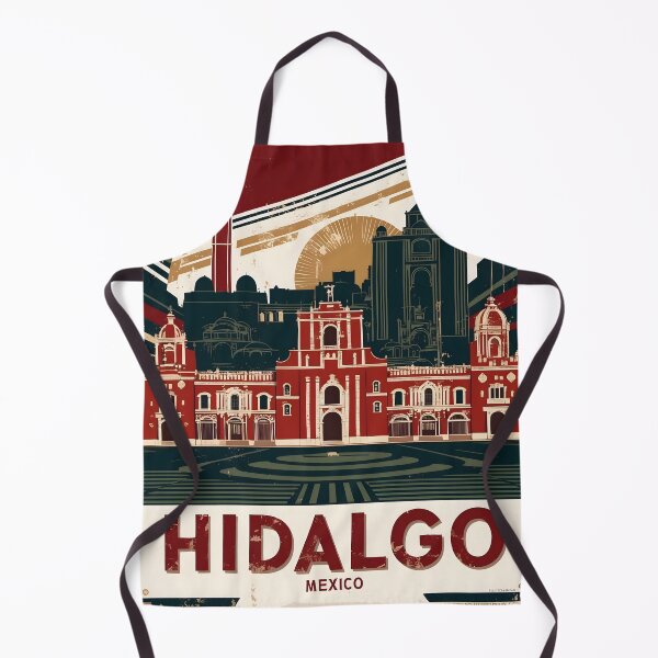 Item preview, Hidalgo Mexico 1950s Vintage Travel Tourism Poster  designed and sold by TravelersGems.