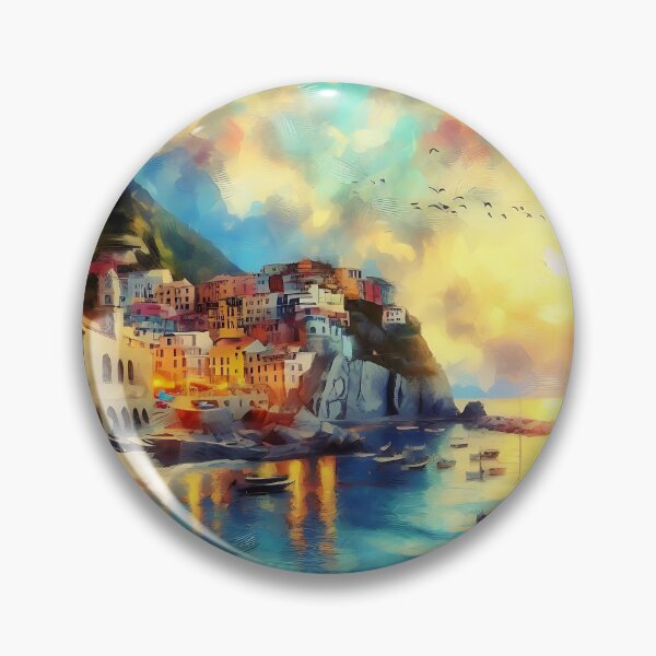 Item preview, Beachside Village designed and sold by RW Art Prints.