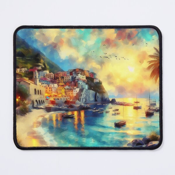 Item preview, Beachside Village designed and sold by RW Art Prints.