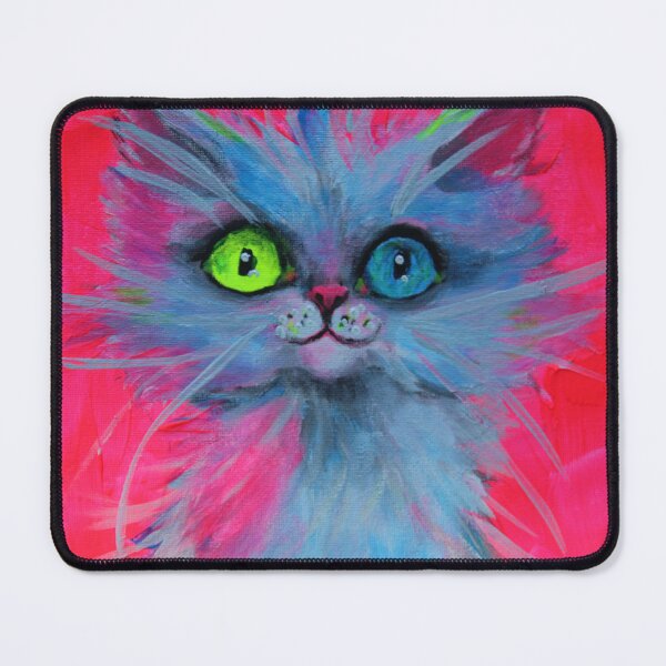 Item preview, Neon cat Kids Room Decor by Estelle Cress designed and sold by EstelleCress.