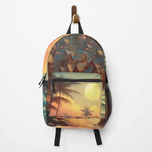 Item preview, Beachside Village designed and sold by RW Art Prints.