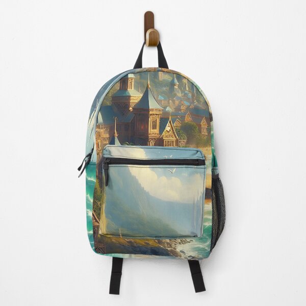 Item preview, Beachside Town designed and sold by RW Art Prints.