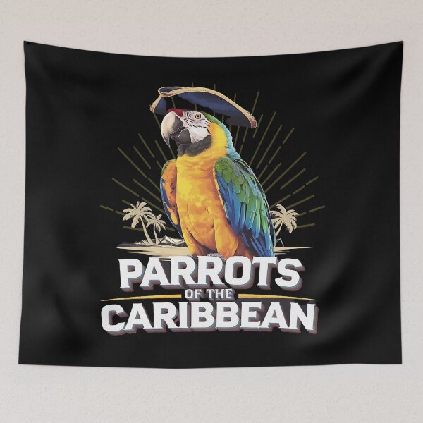 Item preview, Parrots of the caribbean - A pirates life chose me - Always be a pirate - Pirates bay - Caribbean adventure - Pirates problems designed and sold by JansenGS.