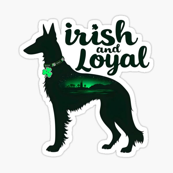Item preview, Wolfhound, Irish and Loyal designed and sold by TugArt.