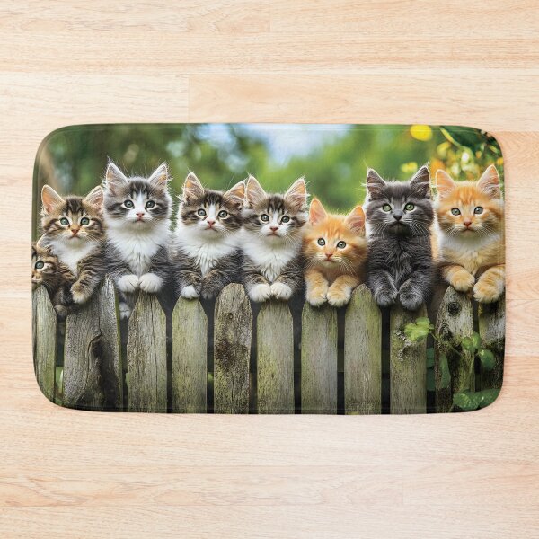 Item preview, Cute Cats On The Fence designed and sold by CoolMantras.