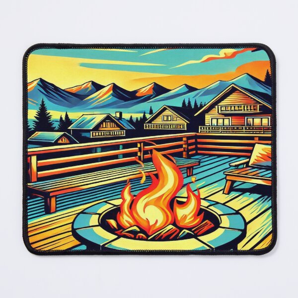 Item preview, Camp fire cartoon Styled 3D art designed and sold by Iainmcdowell.