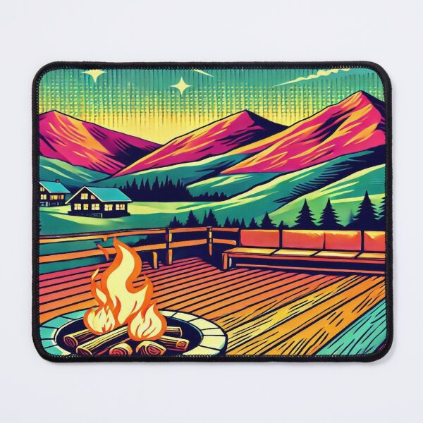 Item preview, Camp fire cartoon Styled 3D art designed and sold by Iainmcdowell.