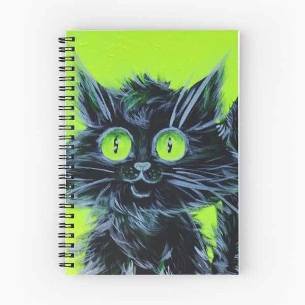 Artikelvorschau, Neonschwarze Katze von Estelle Cress entworfen und verkauft von EstelleCress.