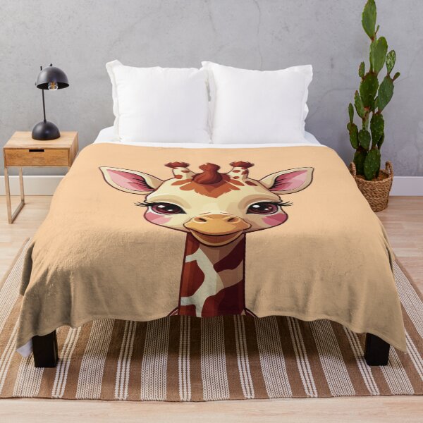 Item preview, Long-Necked Darling: A Cute Giraffe Portrait designed and sold by REPTISLAV.