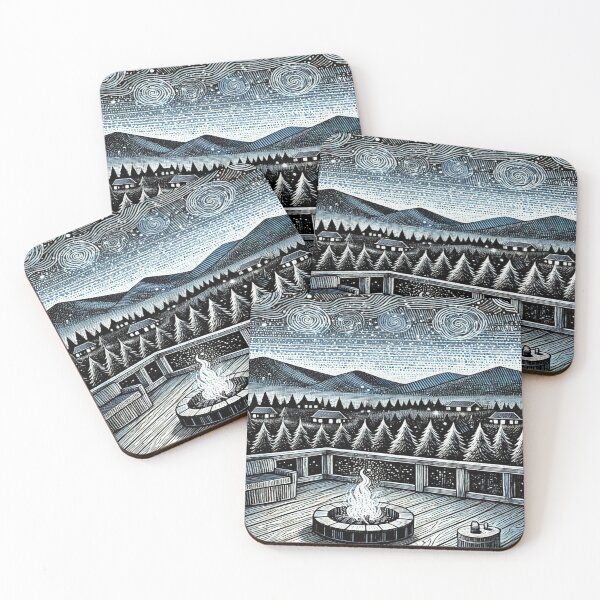 Item preview, Camp fire cartoon Styled 3D art designed and sold by Iainmcdowell.