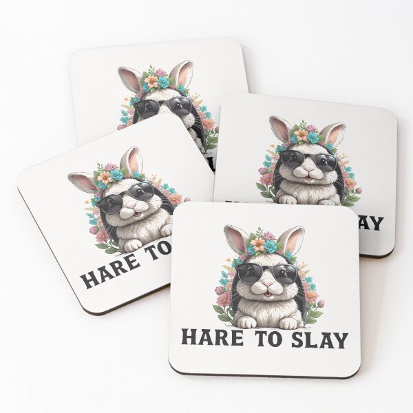 Item preview, Hare to Slay - Stylish Bunny Design designed and sold by Slick-Waffles.