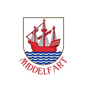 Artwork thumbnail, Middelfart Coat of Arms,Denmark by jeshands