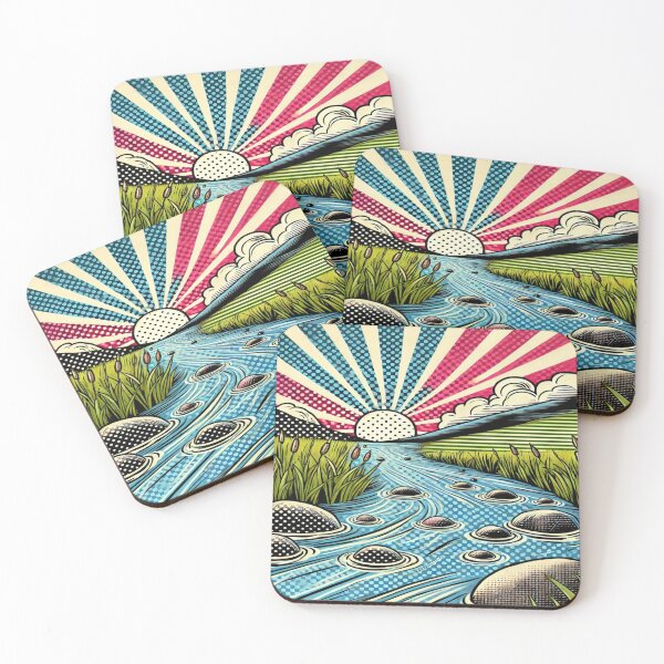 Item preview, River cartoon Styled 3D art designed and sold by Iainmcdowell.