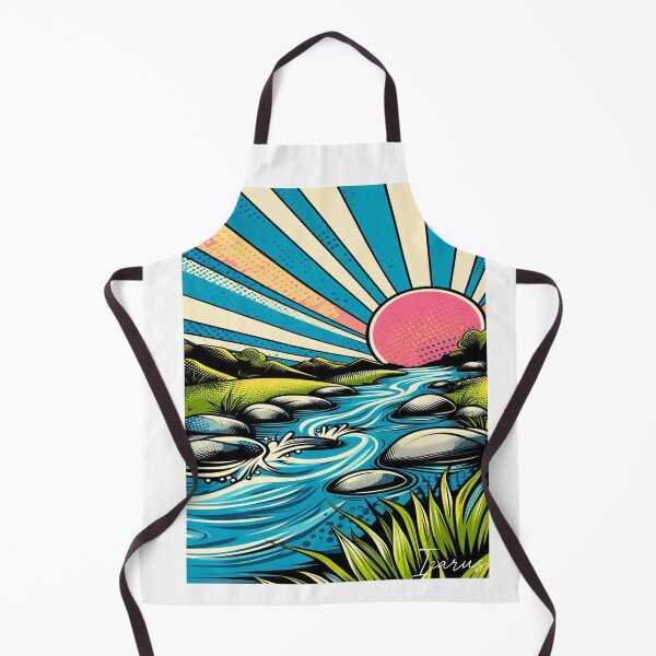 Item preview, Dibujo animado de río en estilo arte 3D designed and sold by Iainmcdowell.