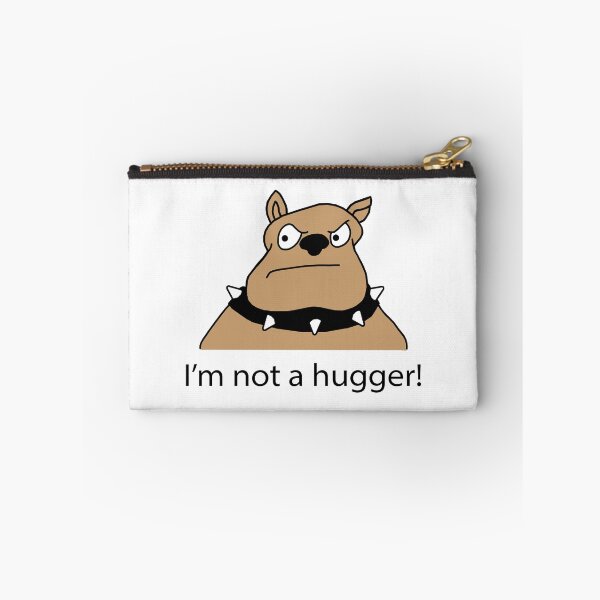 Item preview, Grumpy dog cartoon. I'm not a hugger designed and sold by Scat the cat.