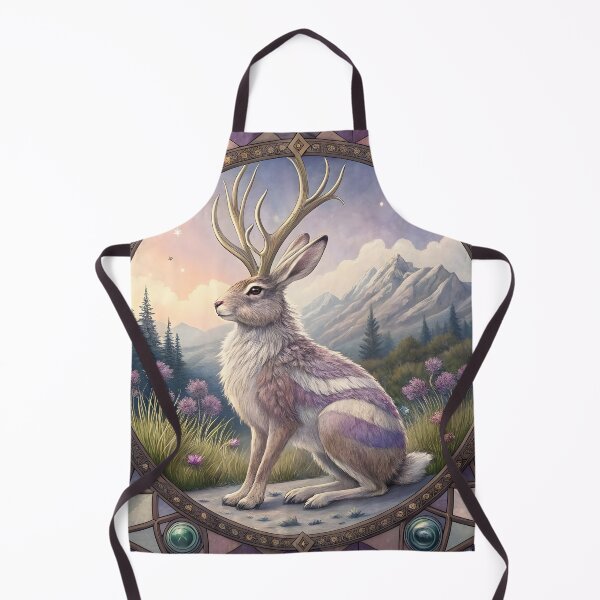 Item preview, Jackalope in Lavender Dust designed and sold by HabitableMoons.