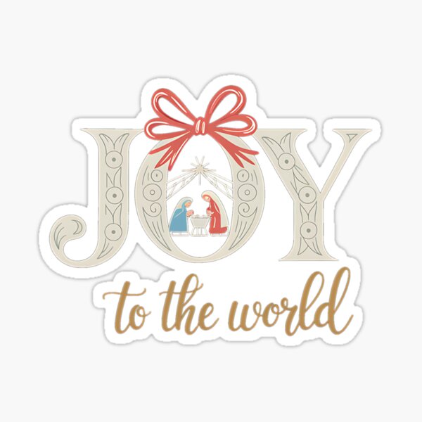 Item preview, Joy to the World Nativity Scene Christmas Design designed and sold by Karsten Stier.