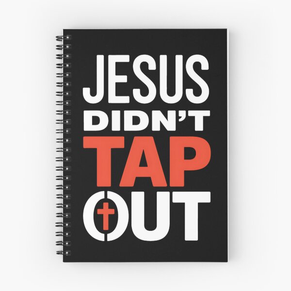 Item preview, Jesus Didn't Tap Out Bold Christian Motivational Design designed and sold by Karsten Stier.