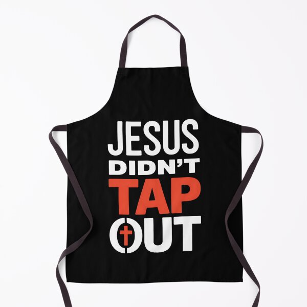 Item preview, Jesus Didn't Tap Out Bold Christian Motivational Design designed and sold by Karsten Stier.