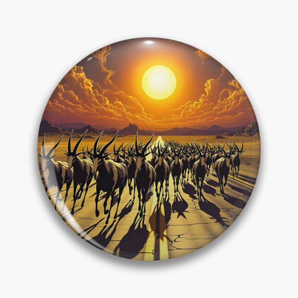 Item preview, Oryx Herd at Sundown designed and sold by HabitableMoons.