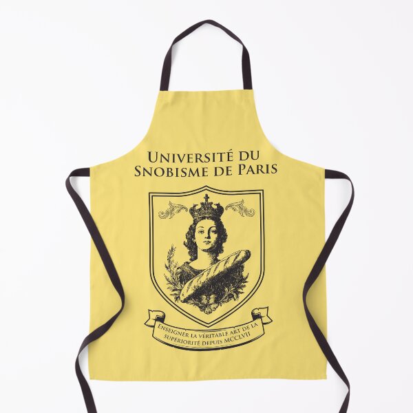 Item preview, University of Snobbery of Paris | Witty Satirical Design | Humorous Graphic designed and sold by Loffartdesign.
