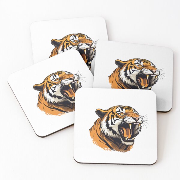Item preview, tiger face tshirt design png designed and sold by hsstudio2025.