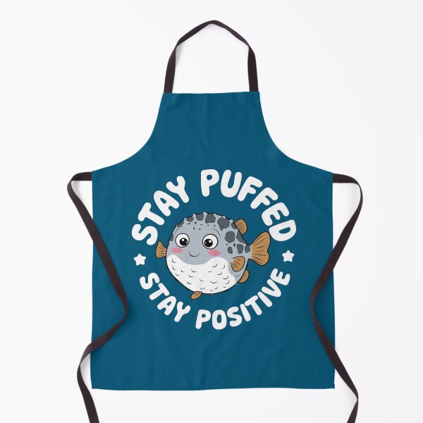 Item preview, Stay Puffed, Stay Positive - Cute Pufferfish designed and sold by JPees.