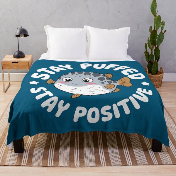 Item preview, Stay Puffed, Stay Positive - Cute Pufferfish designed and sold by JPees.