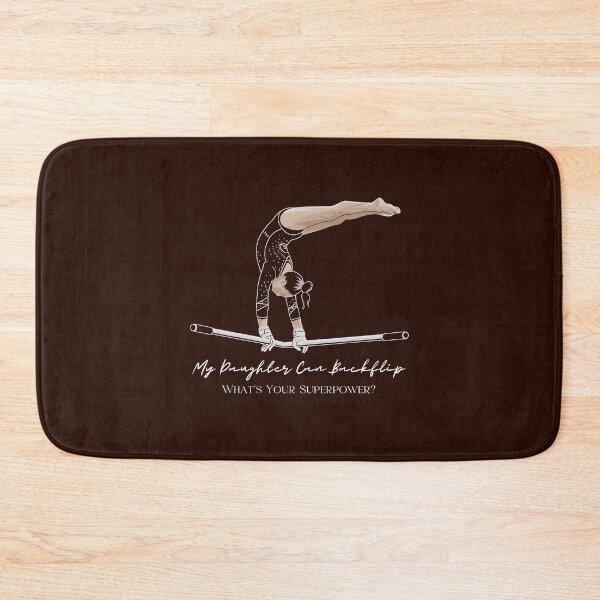 Item preview, My Daughter Can Backflip What’s Your Superpower? Funny gifts for gymnastic dad designed and sold by MikeKart.