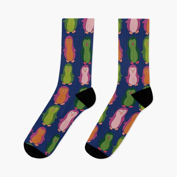 Item preview, penguins colorful and funny designed and sold by Veki5.