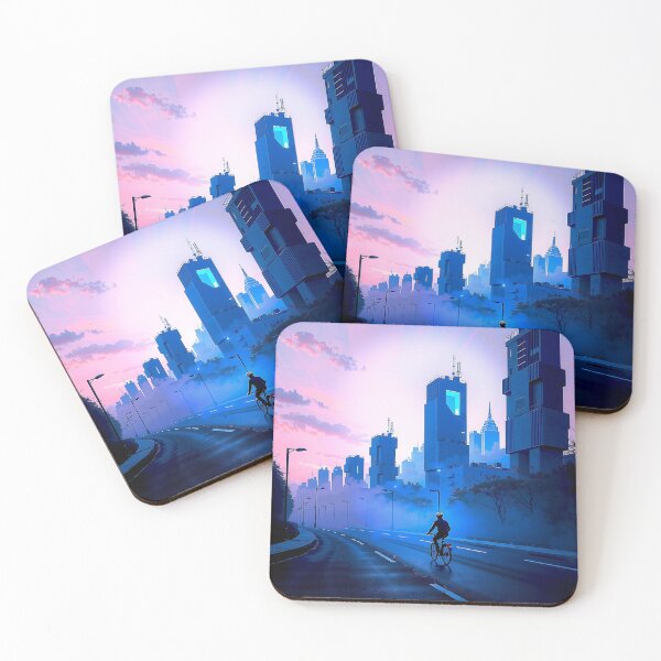 Item preview, Neon Whispers on Cobblestone Streets designed and sold by PanoramaPrints.