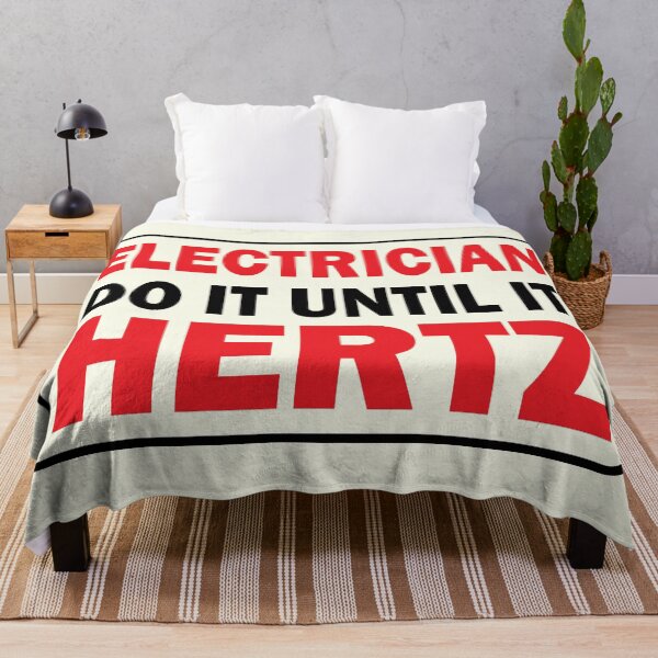 Item preview, Electrician Do It Until It Hertz – Funny Electrical & Electronics Technician Quote Design designed and sold by Science Engineering Gifts.