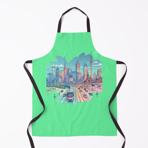 Item preview, HWY 400 & HWY 7 Eastbound - Minimalist Canada Skyline Illustration, designed and sold by PaintMeWorld.