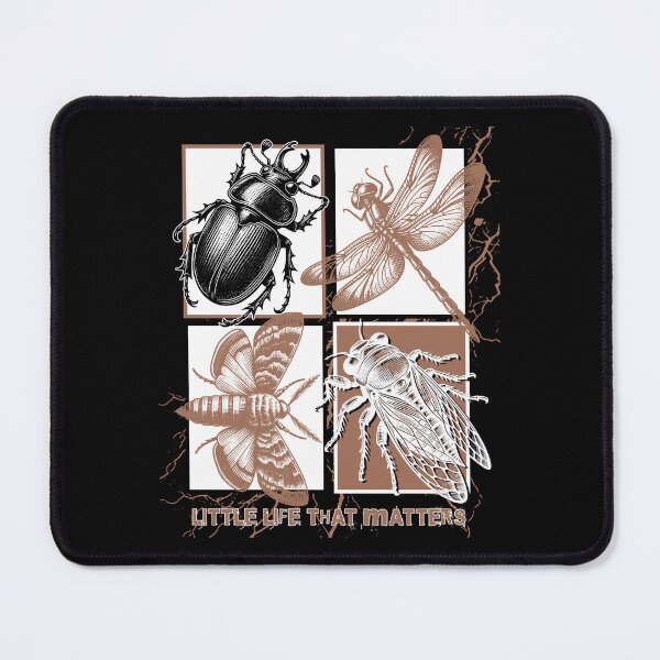 Item preview, VINTAGE INSECTS - BEETLE, DRAGONFLY, MOTH AND CICADA designed and sold by justyna-s28.